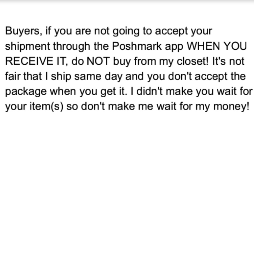Accepting shipments